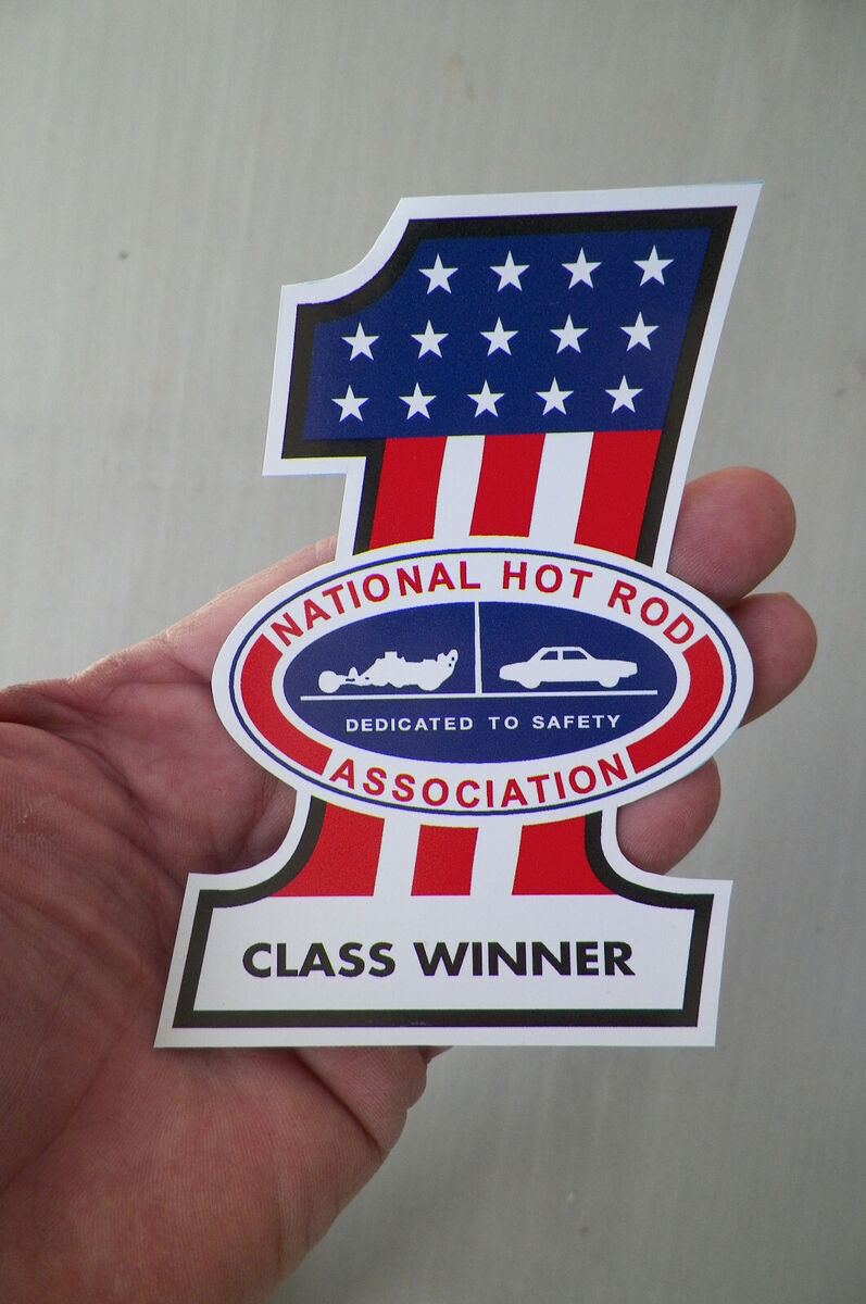 ENGLISHTOWN RACEWAY PARK CLASS WINNER STICKER