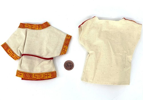 Steiff Noahs Ark Bear Tunic x 2 Fits 18cm 7in Teddy LE 1992 Porcelain Medallions - Picture 3 of 11