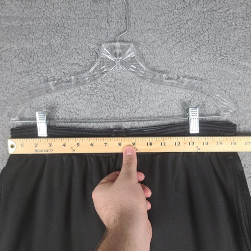 Pantalones de chándal UNRL para hombre grandes (32x32) negros de rendimiento parche de taburete de bar - Imagen 11 de 15
