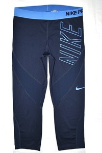 navy blue nike pro leggings
