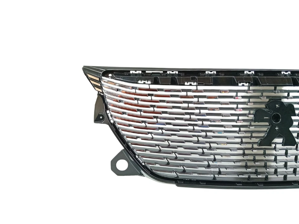 PARAGOLPES DELANTERO PEUGEOT 2008 MK2 2019 - 2023 PARRILLA PRINCIPAL SUPERIOR + MOLDURAS CROMADAS Foto 4 de 4