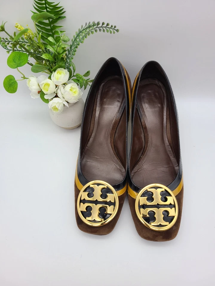 Женские замшевые туфли Tory Burch красивые - Изображение 2 из 4