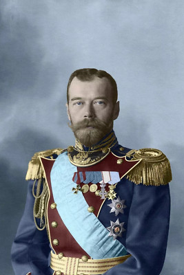 Zar Kaiser Nikolaus II von Russland 4x6 Foto  