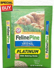Feline Pine Platinum Non-Clumping Cat Litter 18lb.