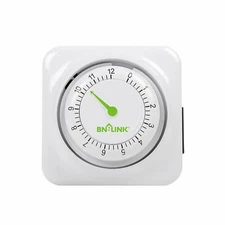 BN-LINK12 hour mechanical countdown Grounded timer 3 Prong outlet Energy Saving