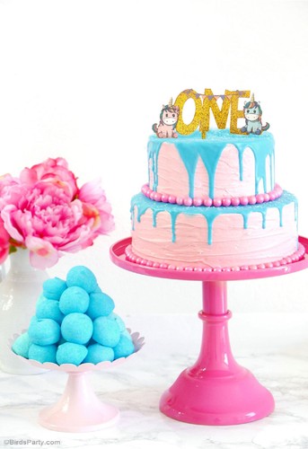 Kids Birthday Cake Topper, First Birthday Cake Decorations,Happy Birthday Topper - Picture 4 of 5