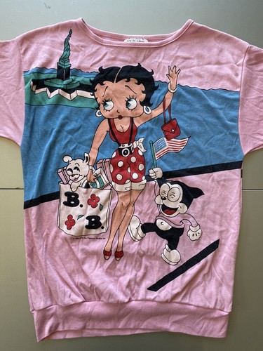 Vintage 1985 Betty Boop All Over Print 