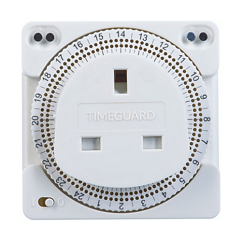 Interruptor temporizador enchufable 24 horas con pines manuales mecánicos 24 horas - Timeguard TS800N - Imagen 2 de 12