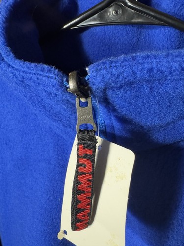 Giacca pile Mammut zip vintage anni 90 - Taglia: Small, Blu - NUOVISSIMA CON ETICHETTE! - Foto 10 di 14