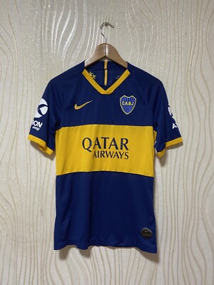 Boca Juniors Nike シャツ Qatar Airways CABJ Nike Boca Juniors Jersey Size Small CABJ Dri-fit Qatar