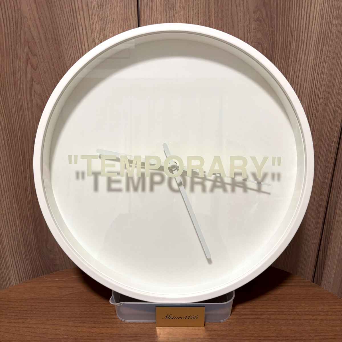 Virgil Abloh x IKEA MARKERAD Temporary 16.5inch Wall Clock