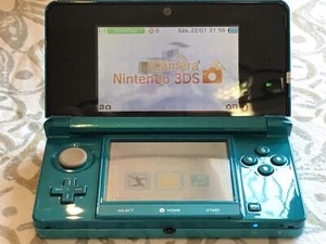 Nintendo 3ds Aqua Blue Handheld Ctr 001 W Charger 4 Games Case 2 Gb Card Ebay