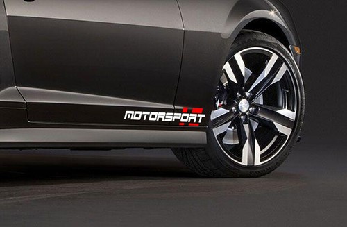 (X2) Calcomanía Deporte Motor Emblema DOBLE HASH Marcas R Pegatina Coche Carreras Rayas Turbo - Imagen 7 de 10