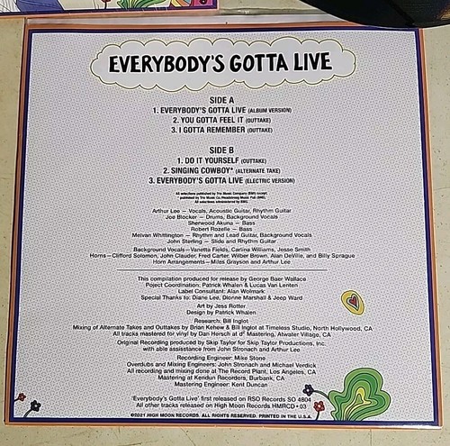 LOVE Everybody's Gotta Live 12" EP RECORD STORE DAY Limited ED 2500 Copys - 第 4/7 張圖片