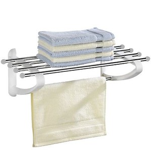 Badezimmer Regal WENKO Handtuchhalter Ablage Badregal Baderegal