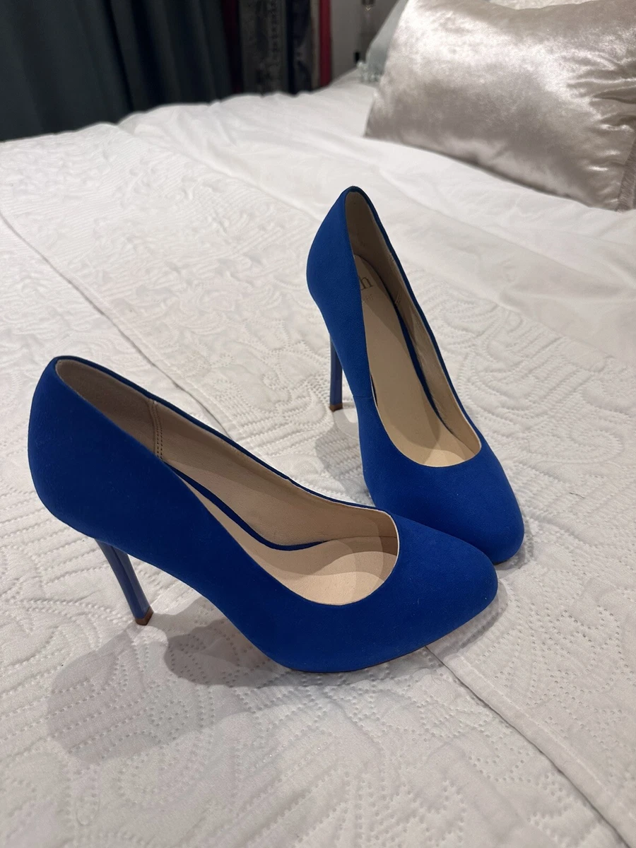 Royal blue court shoes hot sale