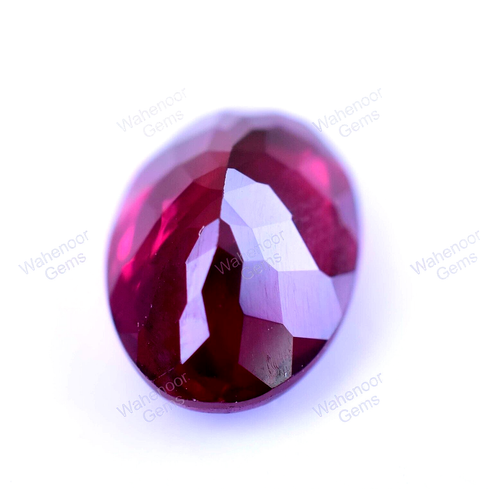 3.20 Ct Natural Red Color Almandine Garnet Oval Loose Gemstone Certified - Picture 6 of 6