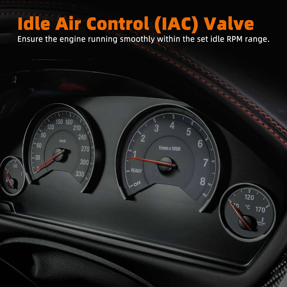 Válvula de control de aire de ralentí (IAC) con conector para Ford Ka 2002-2008 1,6 L Foto 2 de 4