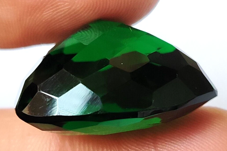 AAA+ Large Green Moldavite 55.10 CT Trillion Cut Loose Gemstone Gift @Best Price - Image 3 of 4