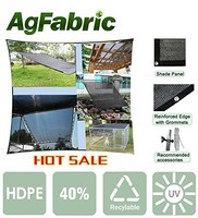 Agfabric 40% Rating- 12ftx 24ft Prefabricated Sunblock Shade Panel, Shade Tarp P on sale Agfabric 40% Rating- 12ftx 24ft Prefabricated Sunblock Shade Panel, Shade Tarp P on sale
