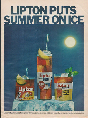 Lipton Tea Puts Summer on Ice Anyway You Drink It Lipton Drinks Best Mag AD