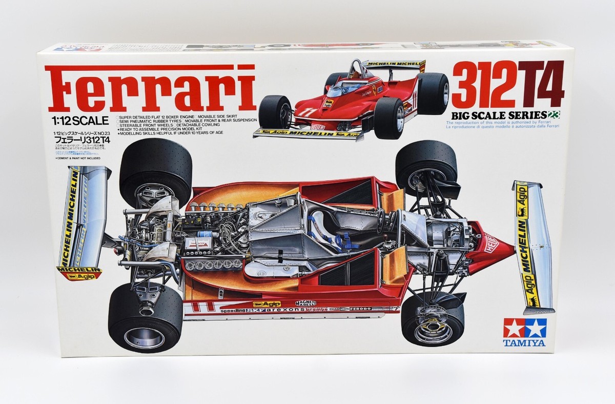 Tamiya 1/12 Ferrari 312T4 Big Scale Series Formula-car No.23 Tamiya 1/12 Ferrari 312T4 Big Scale Series Formula-car No.23