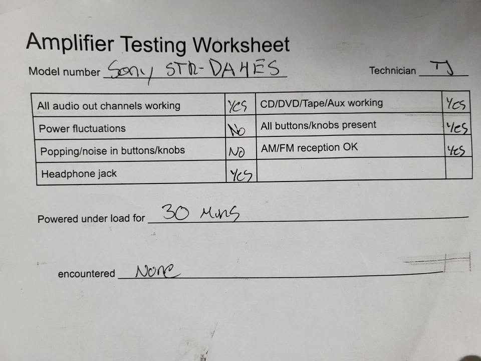 Sony ES STR-DA4ES Home Theater 7.1-Channel Receiver - Image 2 of 4