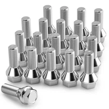 KSP 20PC M12x1.25 Wheel Lug Bolts 17mm Hex 28mm Shank  for Jeep Renegad Compass