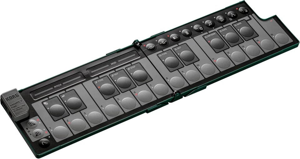 Korg nanoKEY Fold Alpine Green Foldable Midi Keyboard Brand NEW - Image 2 of 4
