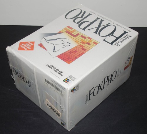 Microsoft FoxPro 2.6 for Windows 3.5" Disks 1994 Database Management NEW C3 - Picture 3 of 5