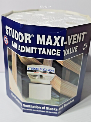 Studor Mini-Vent Met PVC-adapter – Voor 1½ Of 2 Inch – Voorkomt Rioollucht In Je Huis