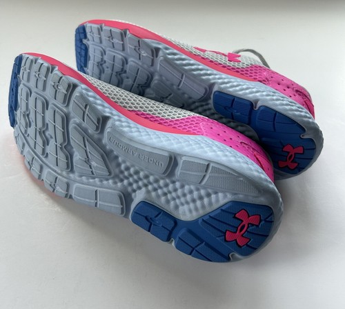 Under Armour GGS Charged Rogue 3 Shoes Girl's Size 6.5Y Sneakers White Pink New - Picture 5 of 5