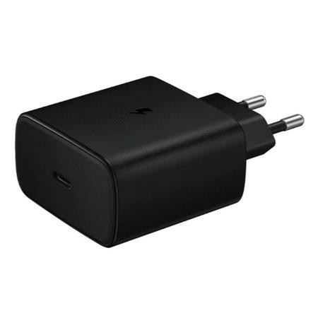 Genuine / Official Samsung 45W EU PD Super Fast Charger 2.0 + Cable - Black - Picture 3 of 6