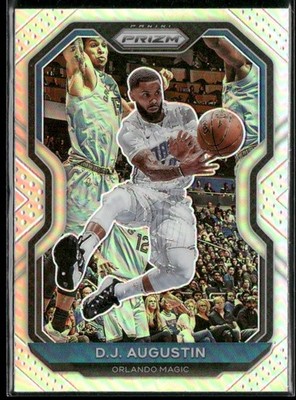 2020-21 Panini Prizm #161 D.J. Augustin Silver Prizms