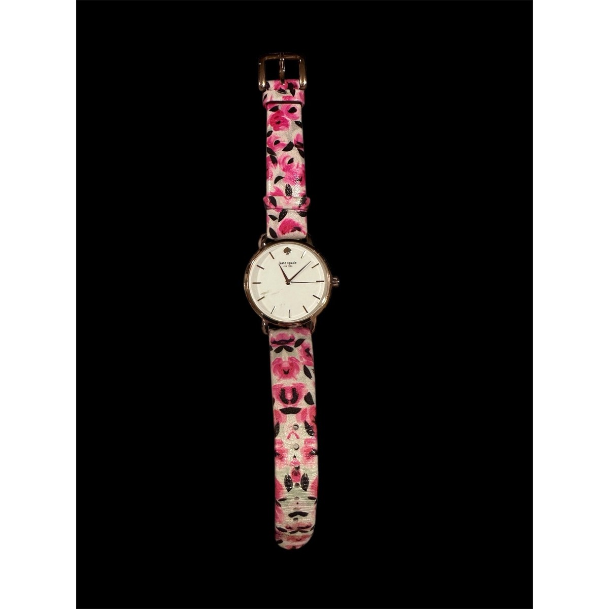 kate spade Pink Floral & Butterfly Gold-Tone Watch Vatican Watch – Retro Chic_Official main image 4