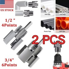 2 pcs Integrated Internal  External Pipe Threading-Tool PVC Pipe Threader Kits