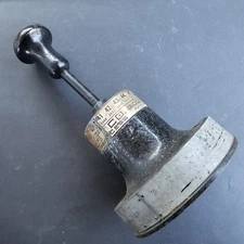 Vintage Alemite Metals Chicago Drill Bits Stand Wooden Handle