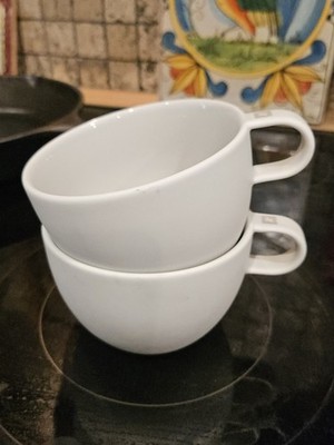Nespresso Barista Cappuccino Set Of 2 Large Cups Light Gray 13 Fl Oz 