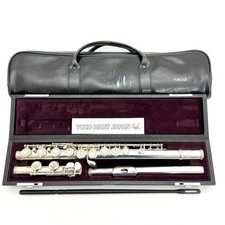 YAMAHA YFL-514 Flute Silver 925 EC Head Made in Japan w/ Hard Case Bag B0065