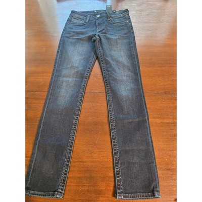 KUT from the Kloth Stevie Straight Leg Jeans Womens 2 Blue Dark Wash Denim