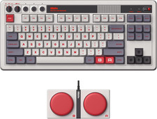 Retro Mechanical Keyboard, Bluetooth/2.4G/Usb-C Hot Swappable Gaming Keyboard wi