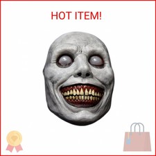 Scary Halloween Mask Smiling Demons Horror Scariest Creepy White Masks with Eye