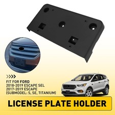 Fits Ford 2017-2019 Front Escape License Plate Bracket Tag Mount Frame Fo1068160 Fits Ford 2017-2019 Front Escape License Plate Bracket Tag Mount Frame Fo1068160