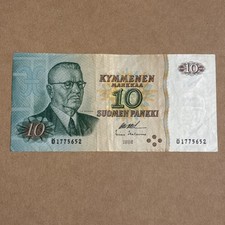 Finnland- 10 Markkaa- 1980