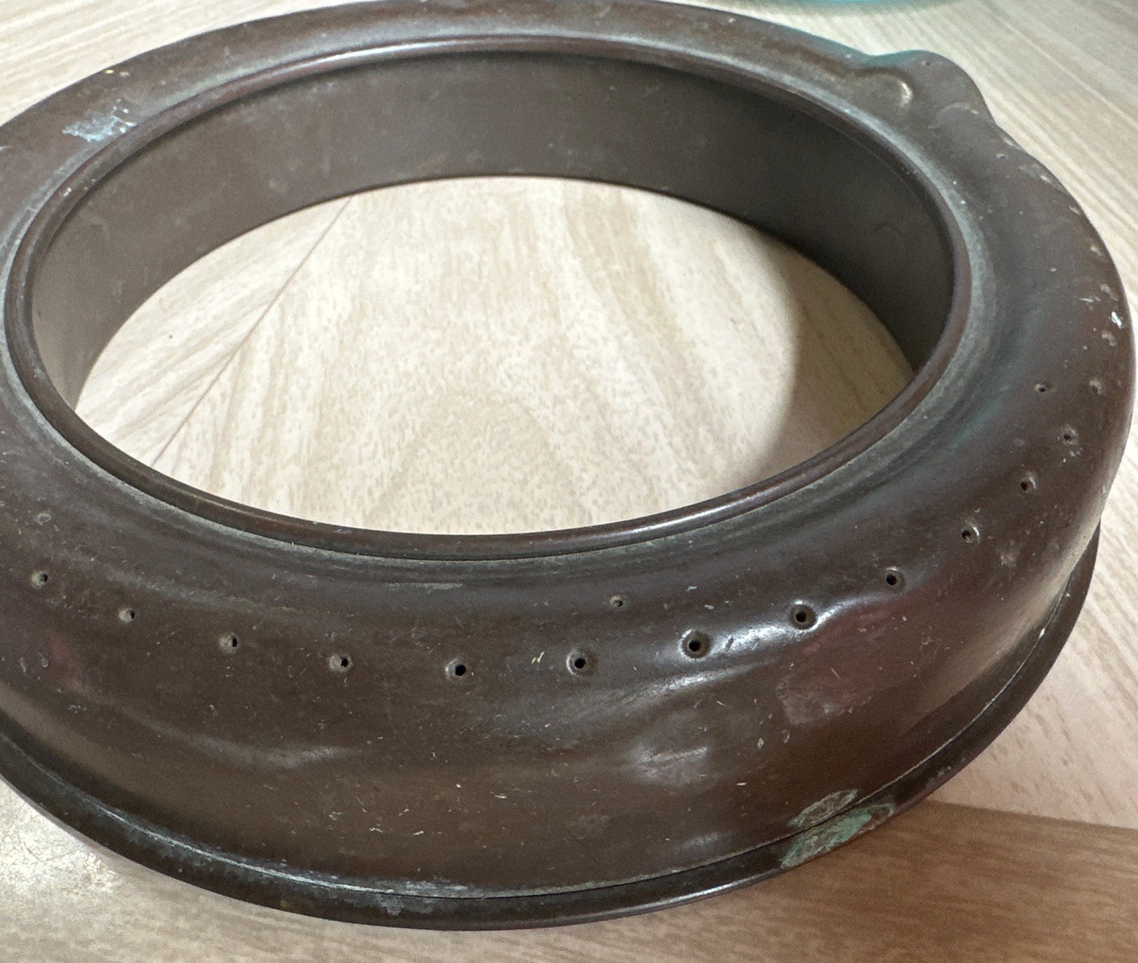 Vintage Old The “Ring” WD Allen Mfg Lawn Water Garden Donut Sprinkler Copper USA