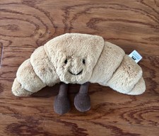 Jellycat AMUSEABLE CROISSANT Plush Toy 12" Cute Soft and Cuddly LOVEABLE