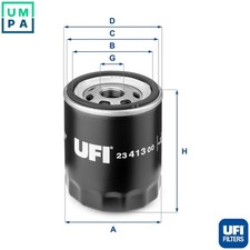OIL FILTER 23.413.00 FOR MAZDA CX-7/SUV SOHO/III ATENZA/Hatchback/Station 121