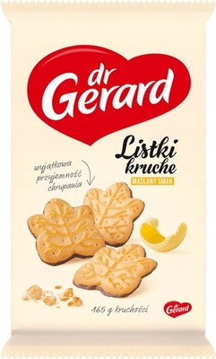 5907471414532 dr Gerard Listki kruche maślany smak 165 g Dr Gerard