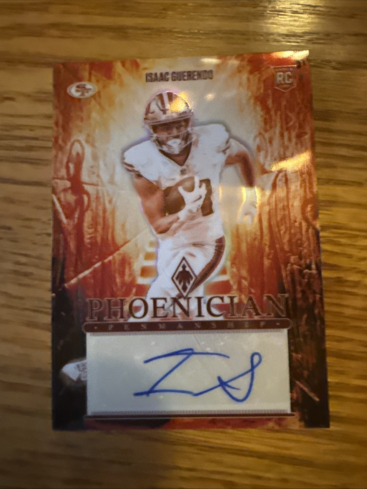 Isaac Guerendo Panini Phoenix Phoenician Rookie Penmanship Autographs #PRPIGO Ice