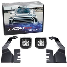 Hood Hinge Mount A-Pillar 40W LED Ditch Pod Light Kit For 2022-up Toyota Tundra